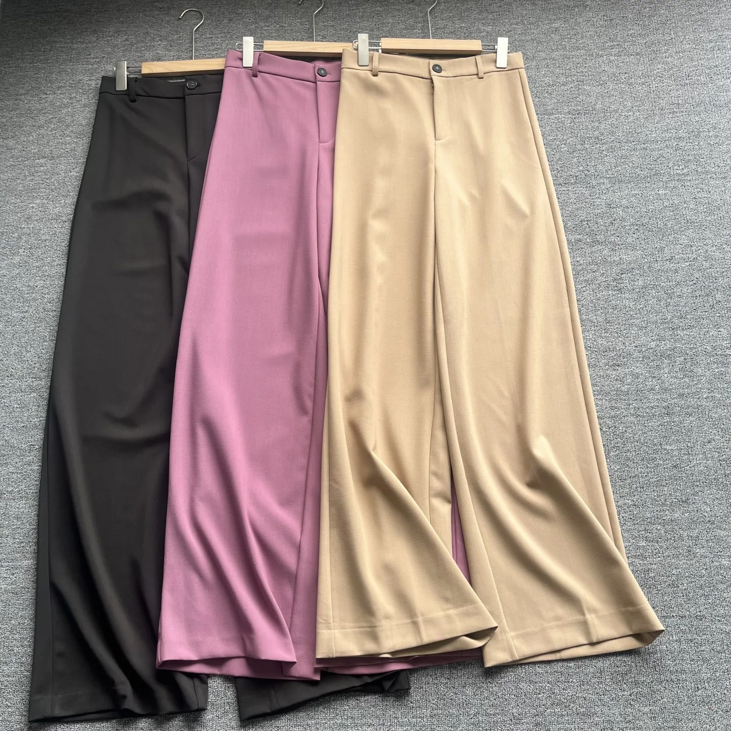 High Waist Straight Leg Wide Leg Pants Women's Casual Long Trousers Suit Pants Floor Length Pants for Taller Women
High Waist Straight Leg Wide Leg Pants Women's Casual Long Trousers Suit Pants Floor Length Pants for Taller Women