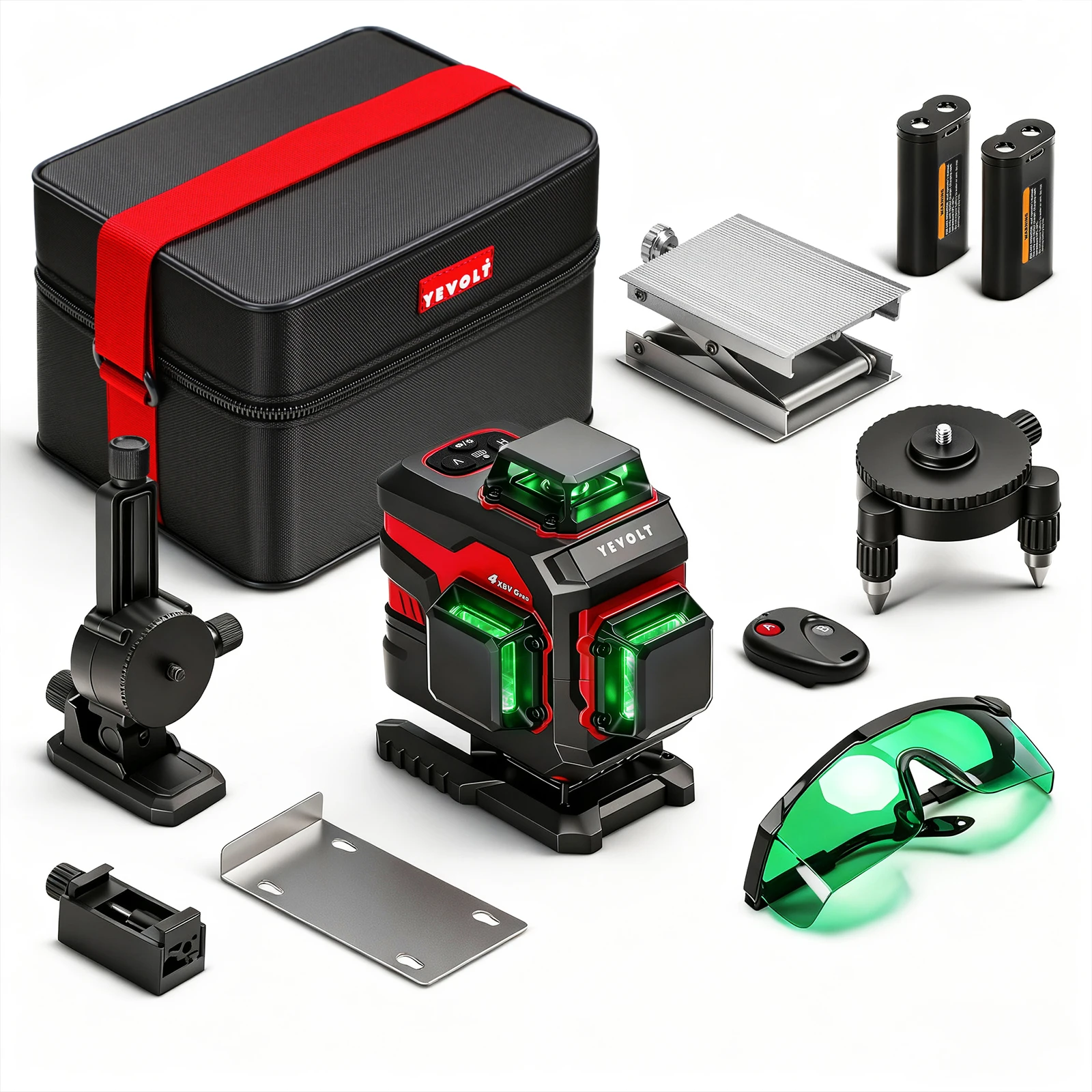 Powerful 16 Line 4D Green Laser Level with Slash Mode Dual Power Supply Automatic Self Leveling for Wall Floor Tile Installation
Powerful 16 Line 4D Green Laser Level with Slash Mode Dual Power Supply Automatic Self Leveling for Wall Floor Tile Installation