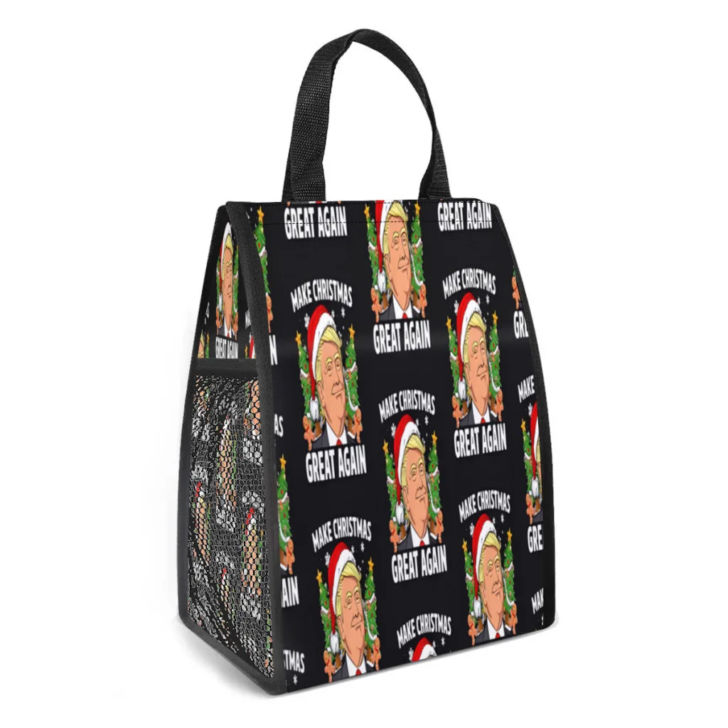 Trump Make Christmas Great Christmas Sweaters Lunch Box Women Resuable Leakproof Cooler Thermal Food Insulated Lunch Bag
Trump Make Christmas Great Christmas Sweaters Lunch Box Women Resuable Leakproof Cooler Thermal Food Insulated Lunch Bag