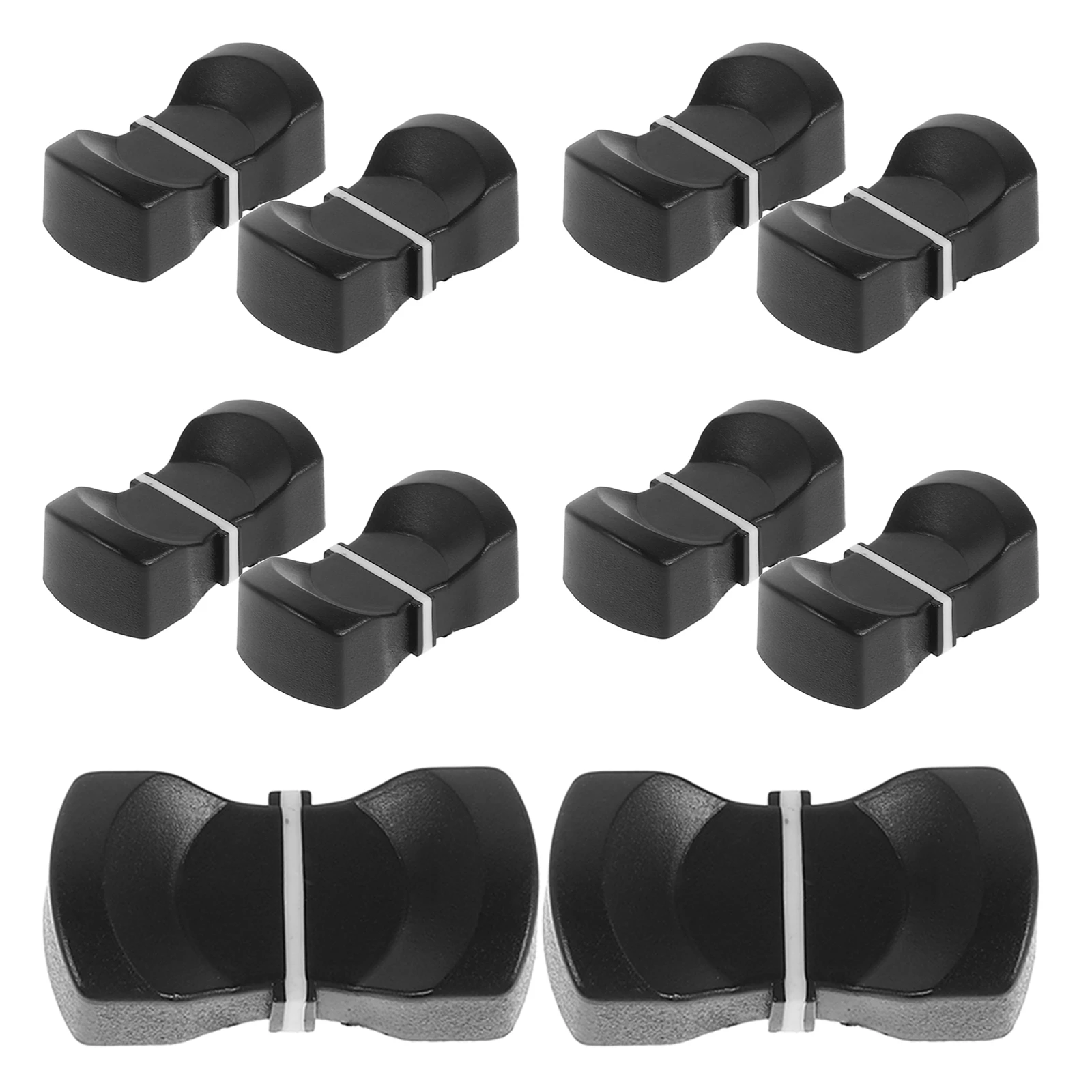 10 Pcs Push Keycap Mixer Slider Knobs Bass Guitar Clipper Attachment Part Plastic Caps
10 Pcs Push Keycap Mixer Slider Knobs Bass Guitar Clipper Attachment Part Plastic Caps