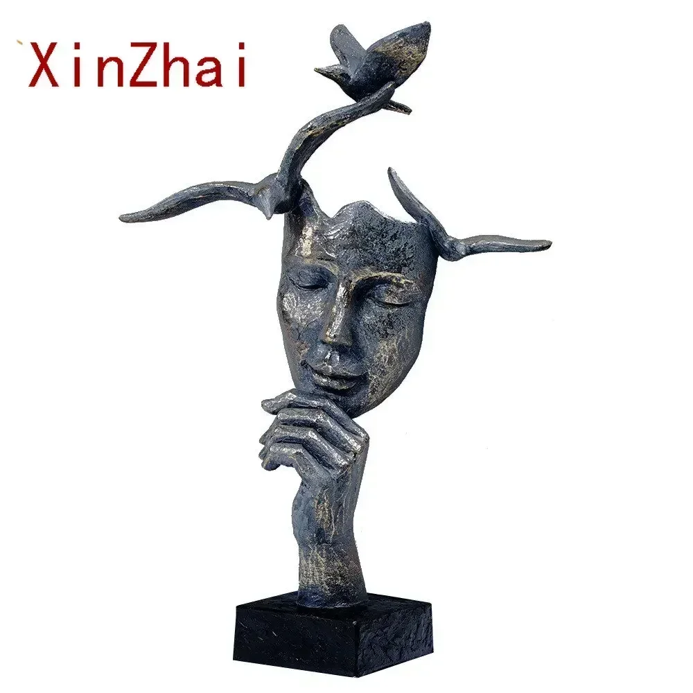 VILEAD Abstract Figurine Interior Decoration Vintage Statue Resin Bird Head Sculpture Nordic Home Living Room Office Decor Craft
VILEAD Abstract Figurine Interior Decoration Vintage Statue Resin Bird Head Sculpture Nordic Home Living Room Office Decor Craft