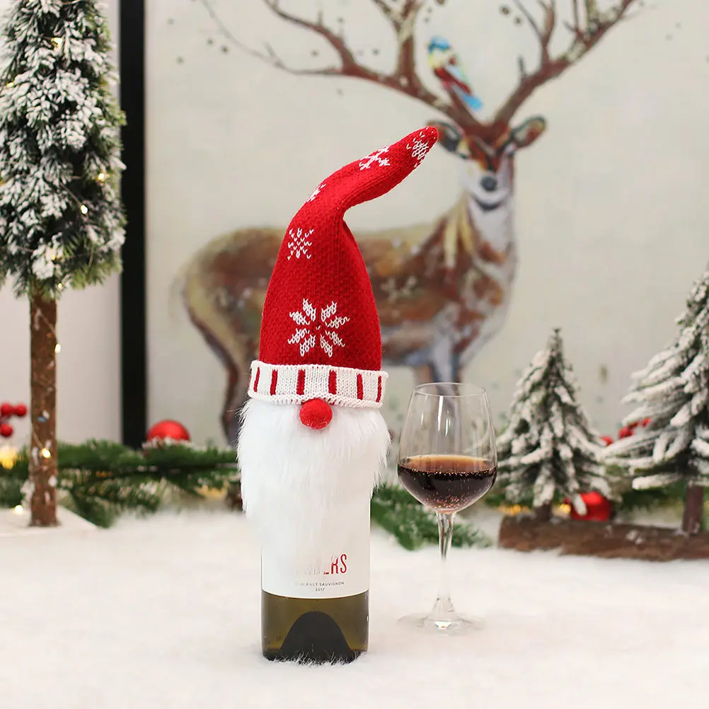 4Pcs Christmas Wine Bottle Covers Festive Gnome Design for Holiday Table Decoration Home Restaurant Party Red Wine Cover Xmas
4Pcs Christmas Wine Bottle Covers Festive Gnome Design for Holiday Table Decoration Home Restaurant Party Red Wine Cover Xmas
