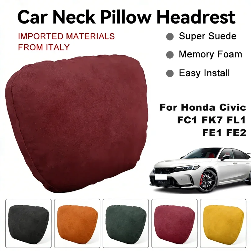 Italy Suede Car Neck Rest Pillow For Honda Civic FC1 FK7 FL1 FE1 FE2 Seat Head Neck Support Cushion Auto Interior Accessories
Italy Suede Car Neck Rest Pillow For Honda Civic FC1 FK7 FL1 FE1 FE2 Seat Head Neck Support Cushion Auto Interior Accessories