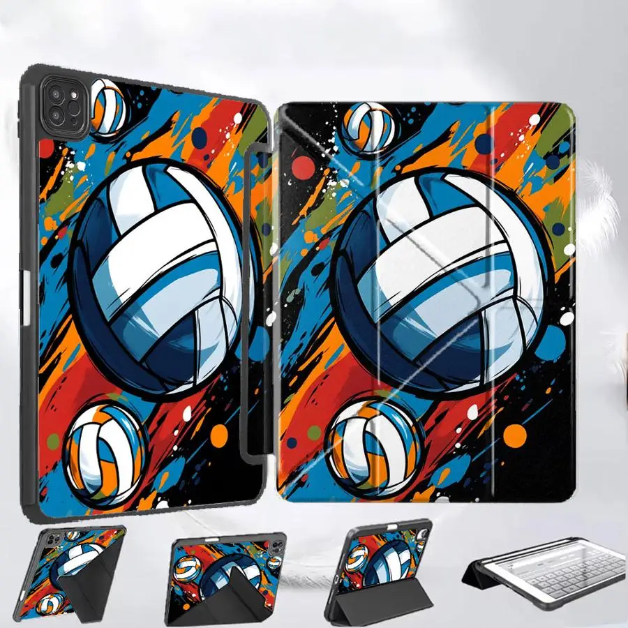 Colorful Volley Ball Holder Cover Tablet Case For iPad Pro 2025 Pro 11th 10th 9th 8th 7th 12.9inch Air 4 5 M3 M2 M4 11inch Mini
Colorful Volley Ball Holder Cover Tablet Case For iPad Pro 2025 Pro 11th 10th 9th 8th 7th 12.9inch Air 4 5 M3 M2 M4 11inch Mini