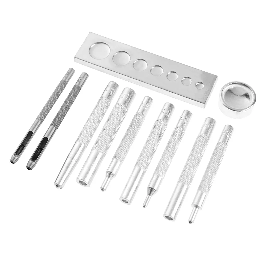 11pcs Leather Tools Set Fastener Buttons Installation Tool Kit Leathercraft Portable Creative DIY Material Accessories
11pcs Leather Tools Set Fastener Buttons Installation Tool Kit Leathercraft Portable Creative DIY Material Accessories