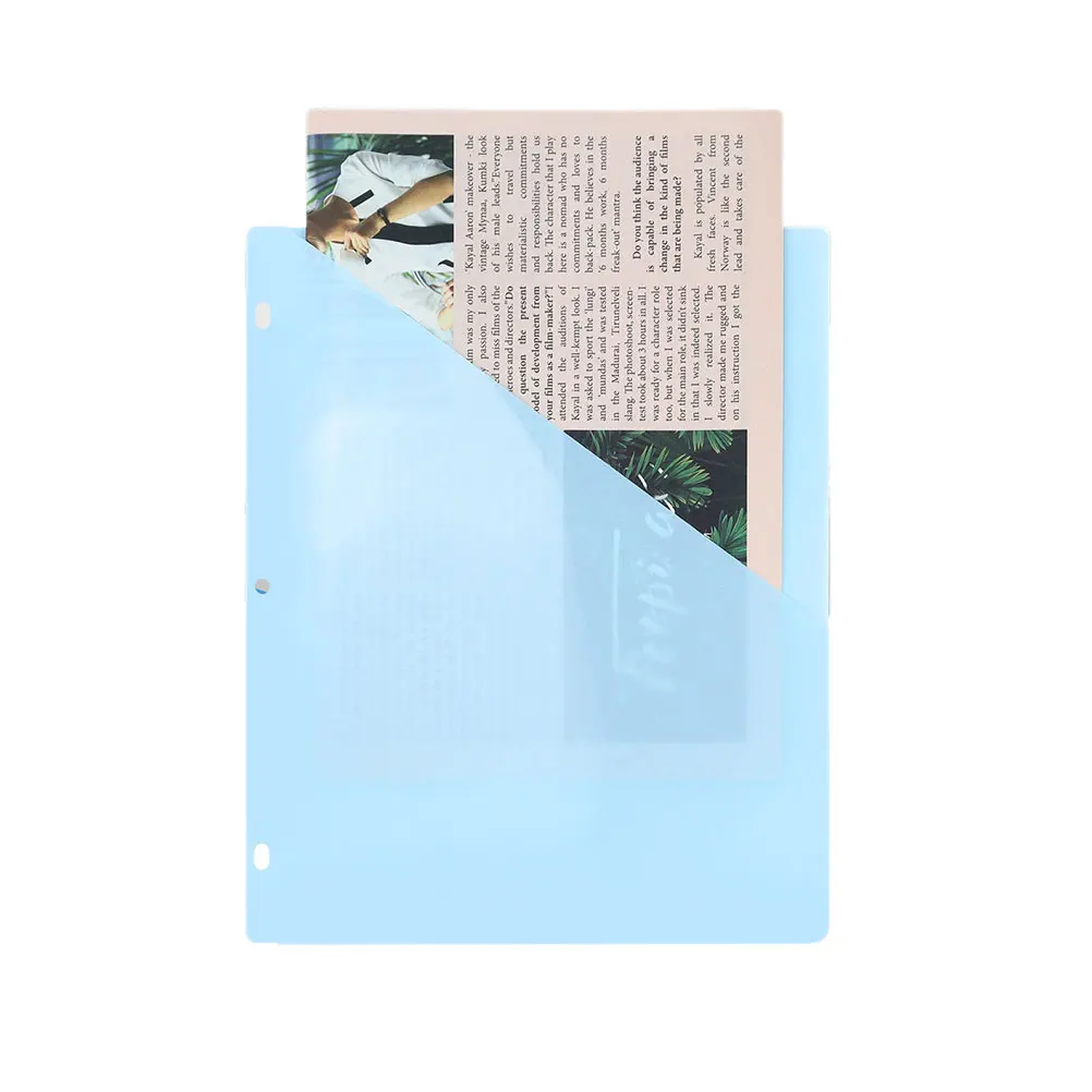 5 Sheets 3 Hole Punch File Bags Transparent Document Folders Plastic Binder Pockets Office Supplies Stationary Multi Functional
5 Sheets 3 Hole Punch File Bags Transparent Document Folders Plastic Binder Pockets Office Supplies Stationary Multi Functional