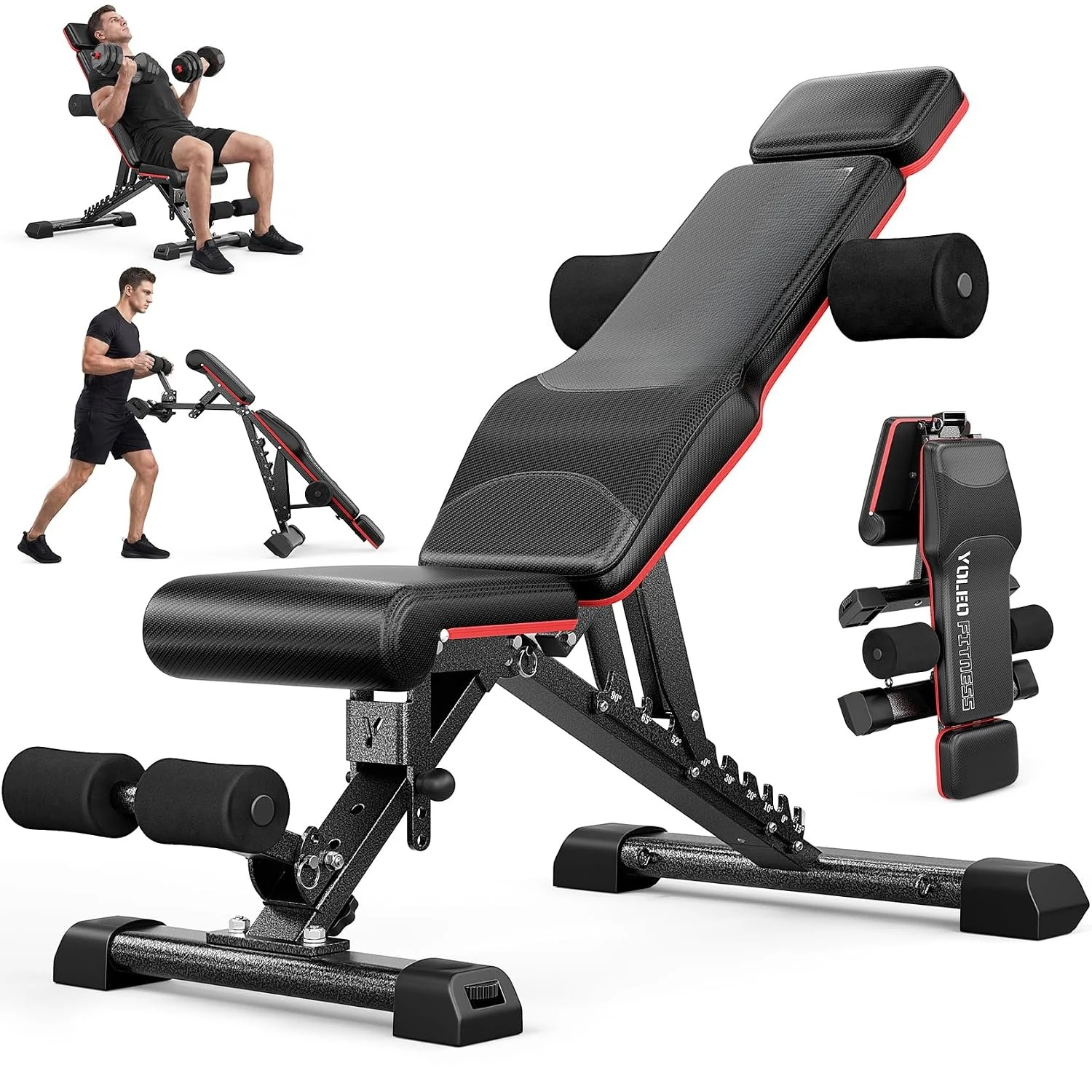 Adjustable Weight Bench for Home Gym, ASTM-Certified 827LBS, 98% Pre-Assembled, Foldable Gym Bench with 84, Customized
Adjustable Weight Bench for Home Gym, ASTM-Certified 827LBS, 98% Pre-Assembled, Foldable Gym Bench with 84, Customized