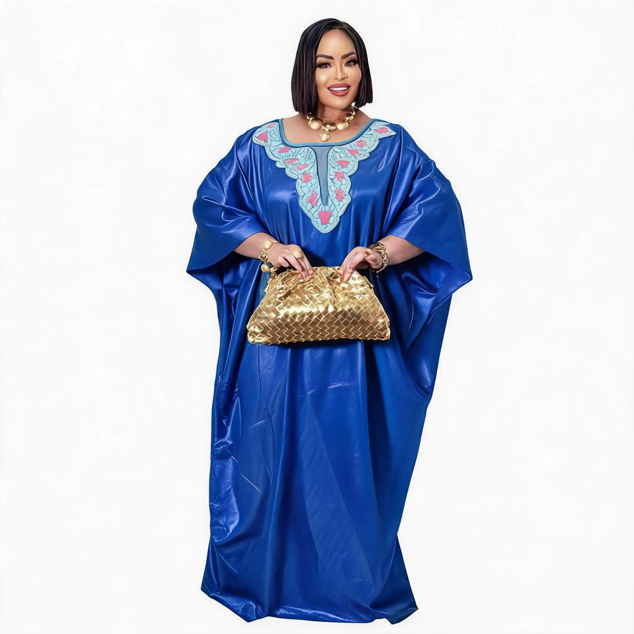 African Dress For Women Abaya Embroidery Plus Size Elegant Party Church Dress
African Dress For Women Abaya Embroidery Plus Size Elegant Party Church Dress