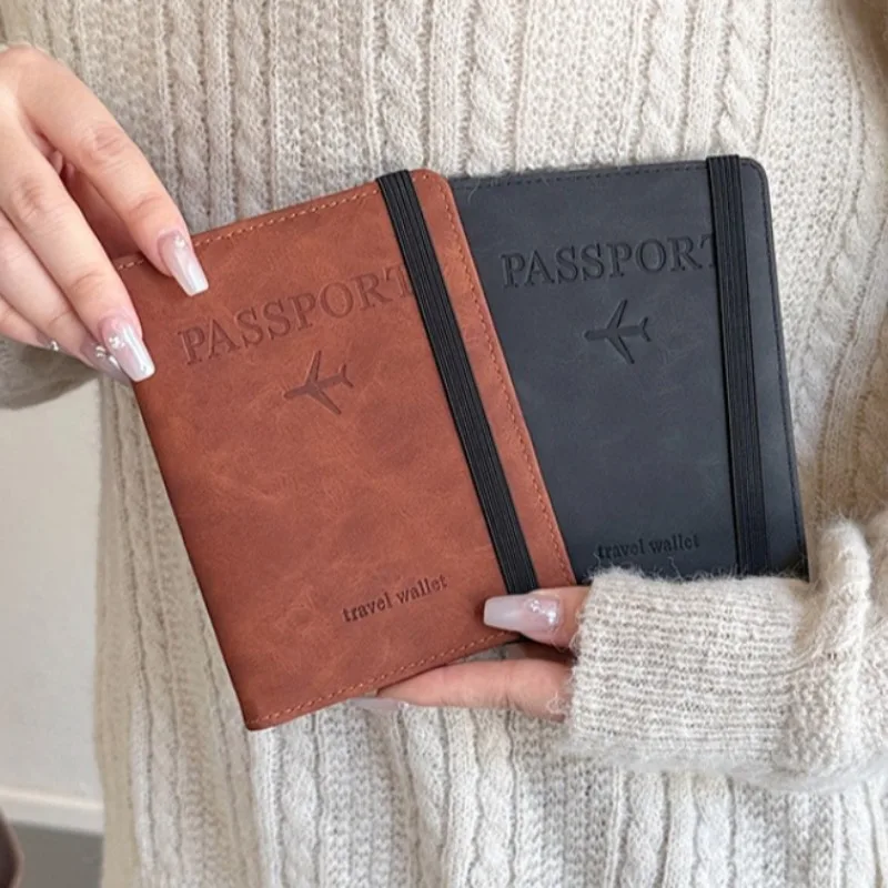 Multifunctional Passport Holder PU Leather RFID Blocking Passport Cover Sleeve with ID Credit Card Slots Passport Protector
Multifunctional Passport Holder PU Leather RFID Blocking Passport Cover Sleeve with ID Credit Card Slots Passport Protector