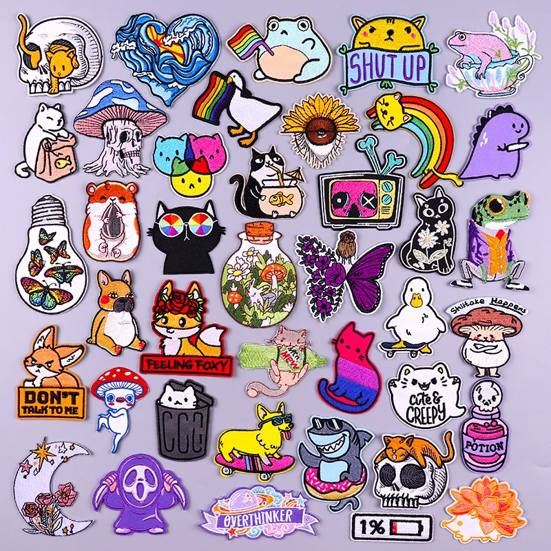 Cute Animal Applique Embroidered Patches For Clothing Stickers Cartoon Patch Iron On Patches On Clothes DIY Badges For Clothes
Cute Animal Applique Embroidered Patches For Clothing Stickers Cartoon Patch Iron On Patches On Clothes DIY Badges For Clothes