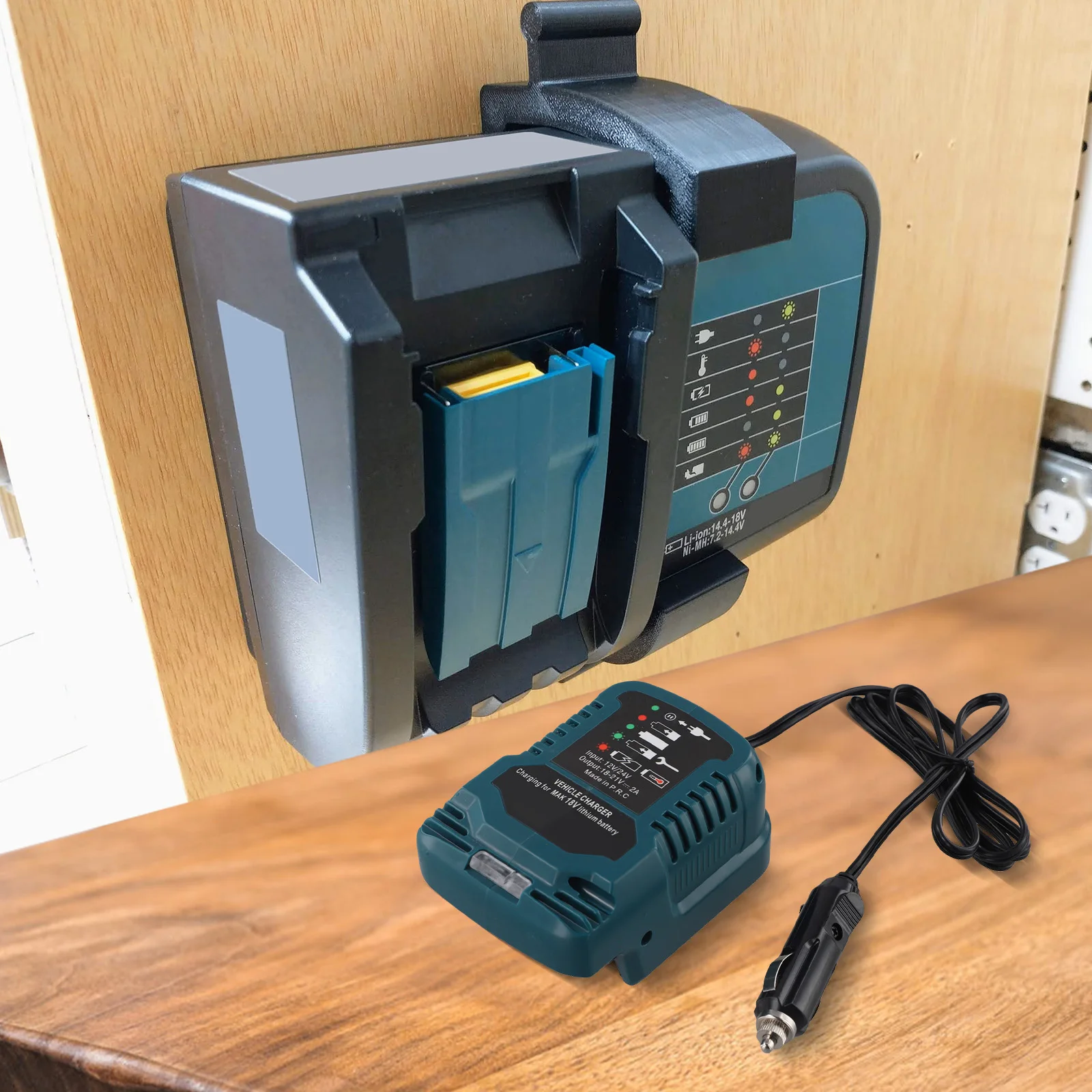 18V Battery Replacement Charger Power Tool Accessory Mini Battery Charger BL1830 Replacement Built-in Protection Easy To Carry
18V Battery Replacement Charger Power Tool Accessory Mini Battery Charger BL1830 Replacement Built-in Protection Easy To Carry