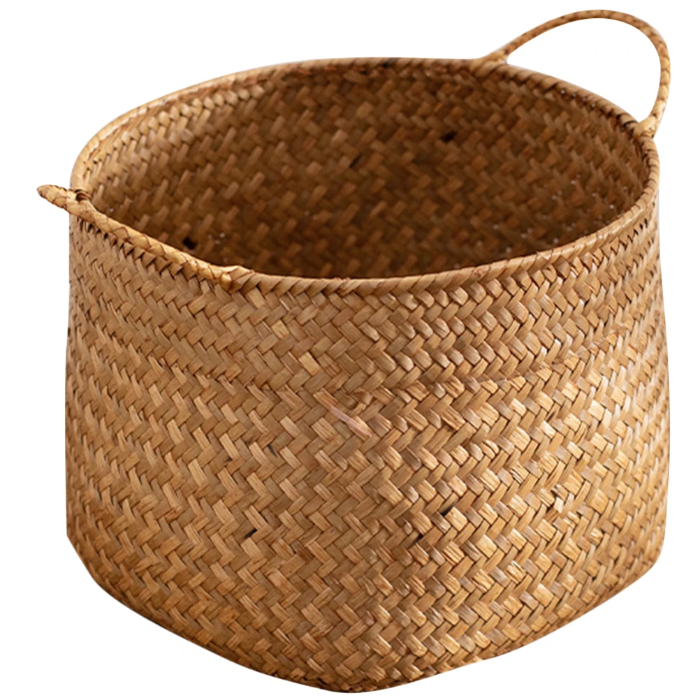Woven Sundries Basket Small Size Decorative Storage Baskets Wicker Organizer Handmade Grass Weaving Cosmetics Sorting Desk
Woven Sundries Basket Small Size Decorative Storage Baskets Wicker Organizer Handmade Grass Weaving Cosmetics Sorting Desk