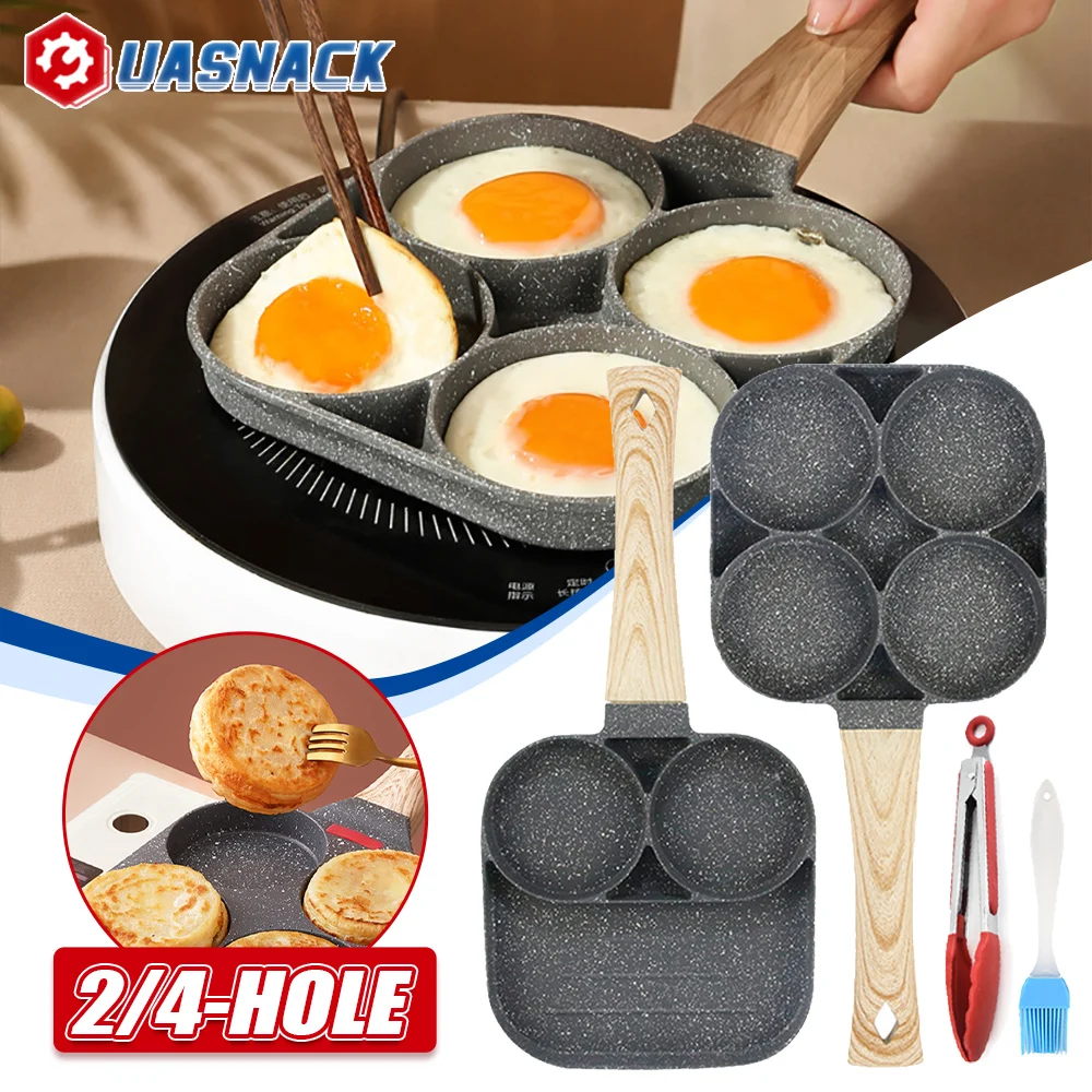 2/4-hole Egg Pan Portable Non-stick Pan Household Kitchen Frying Pan Durable Non-stick Pans Egg Burger Breakfast Frying Pan
2/4-hole Egg Pan Portable Non-stick Pan Household Kitchen Frying Pan Durable Non-stick Pans Egg Burger Breakfast Frying Pan
