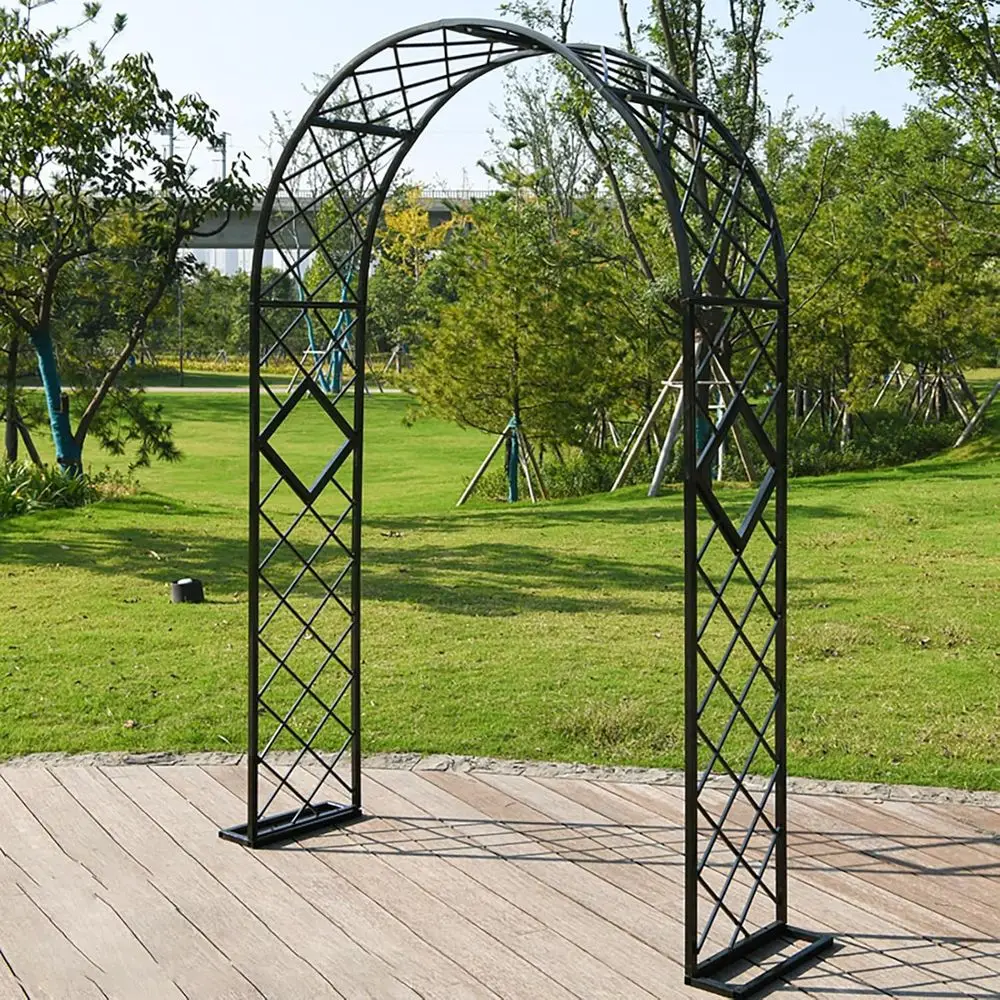 Sturdy Outdoor Metal Garden Arch Trellis for Climbing Plants, Ideal for Weddings, Parties, and Lawn Decor
Sturdy Outdoor Metal Garden Arch Trellis for Climbing Plants, Ideal for Weddings, Parties, and Lawn Decor