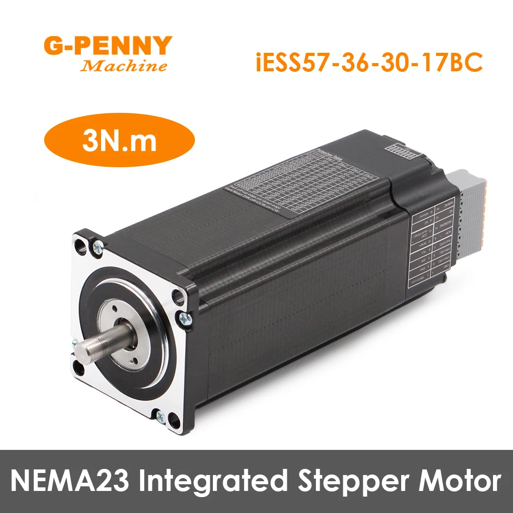 JMC NEMA23 3.0N.m 4A 36V 17-bit Absolute Value Integrated Closed Loop Stepper Motor With Encoder iESS57-36-30-17BC
JMC NEMA23 3.0N.m 4A 36V 17-bit Absolute Value Integrated Closed Loop Stepper Motor With Encoder iESS57-36-30-17BC