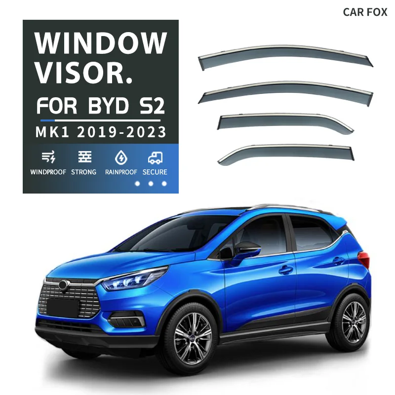 Пластиковый козырек для окон BYD S1 S2 2015-2023, оттенки на вентиляционное отверстие, защита от солнца, дождя, 4 шт./комплект, для BYD S1 S2 2015-2023
Пластиковый козырек для окон BYD S1 S2 2015-2023, оттенки на вентиляционное отверстие, защита от солнца, дождя, 4 шт./комплект, для BYD S1 S2 2015-2023