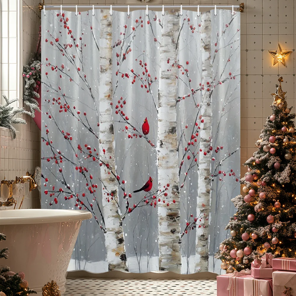 Decorative Bathroom Shower Curtain Birch Tree Winter Snow Forest Print Modern Waterproof Home Decor Tapestry Curtain
Decorative Bathroom Shower Curtain Birch Tree Winter Snow Forest Print Modern Waterproof Home Decor Tapestry Curtain
