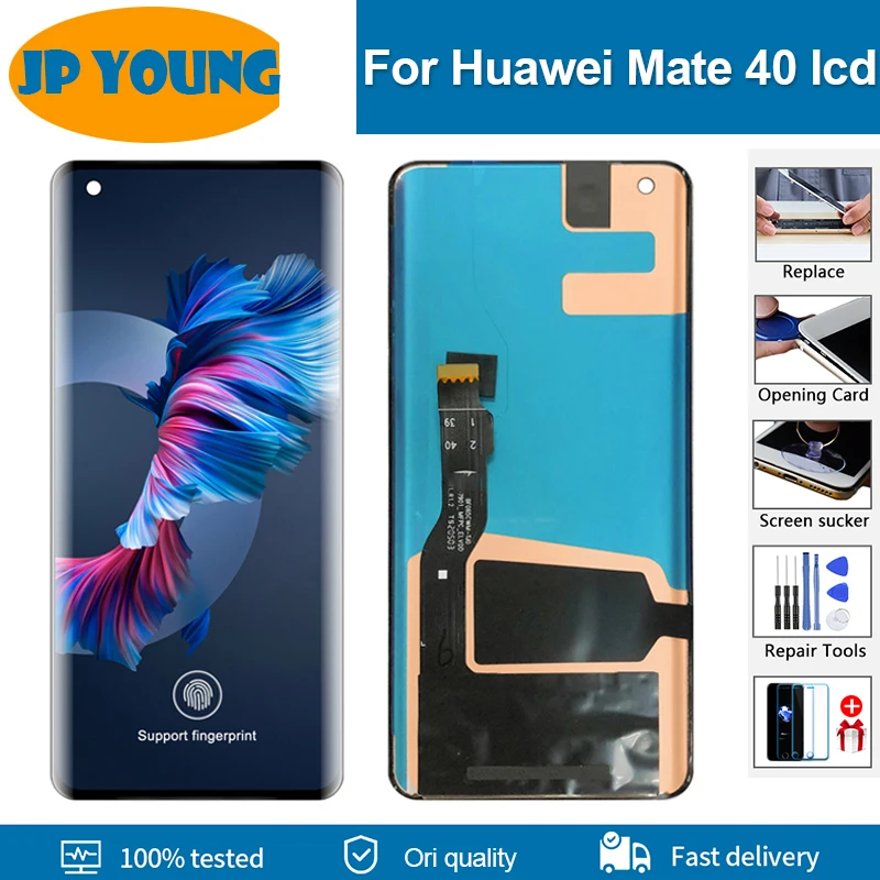 Оригинальный ЖК-дисплей 6,5 дюйма для Huawei Mate 40 с рамкой, сенсорный экран, дигитайзер в сборе, детали для Huawei Mate40, ЖК-дисплей
Оригинальный ЖК-дисплей 6,5 дюйма для Huawei Mate 40 с рамкой, сенсорный экран, дигитайзер в сборе, детали для Huawei Mate40, ЖК-дисплей