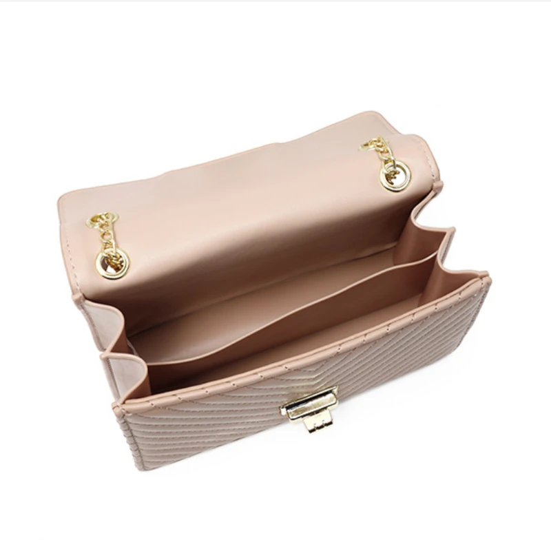 Chains Strap Women's Bag Sewing Thread Diamond Grid Organ Flap Female Small Square Bags Advanced Sense Shoulder Crossbody Purses
Chains Strap Women's Bag Sewing Thread Diamond Grid Organ Flap Female Small Square Bags Advanced Sense Shoulder Crossbody Purses