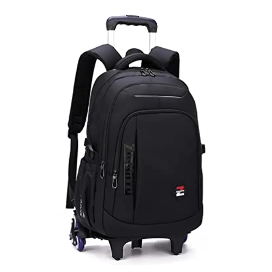 Solid Color Trolley Backpack Schoolbag for Middle School Students Elementary Rolling Bag Daypack for Teen Boys
Solid Color Trolley Backpack Schoolbag for Middle School Students Elementary Rolling Bag Daypack for Teen Boys