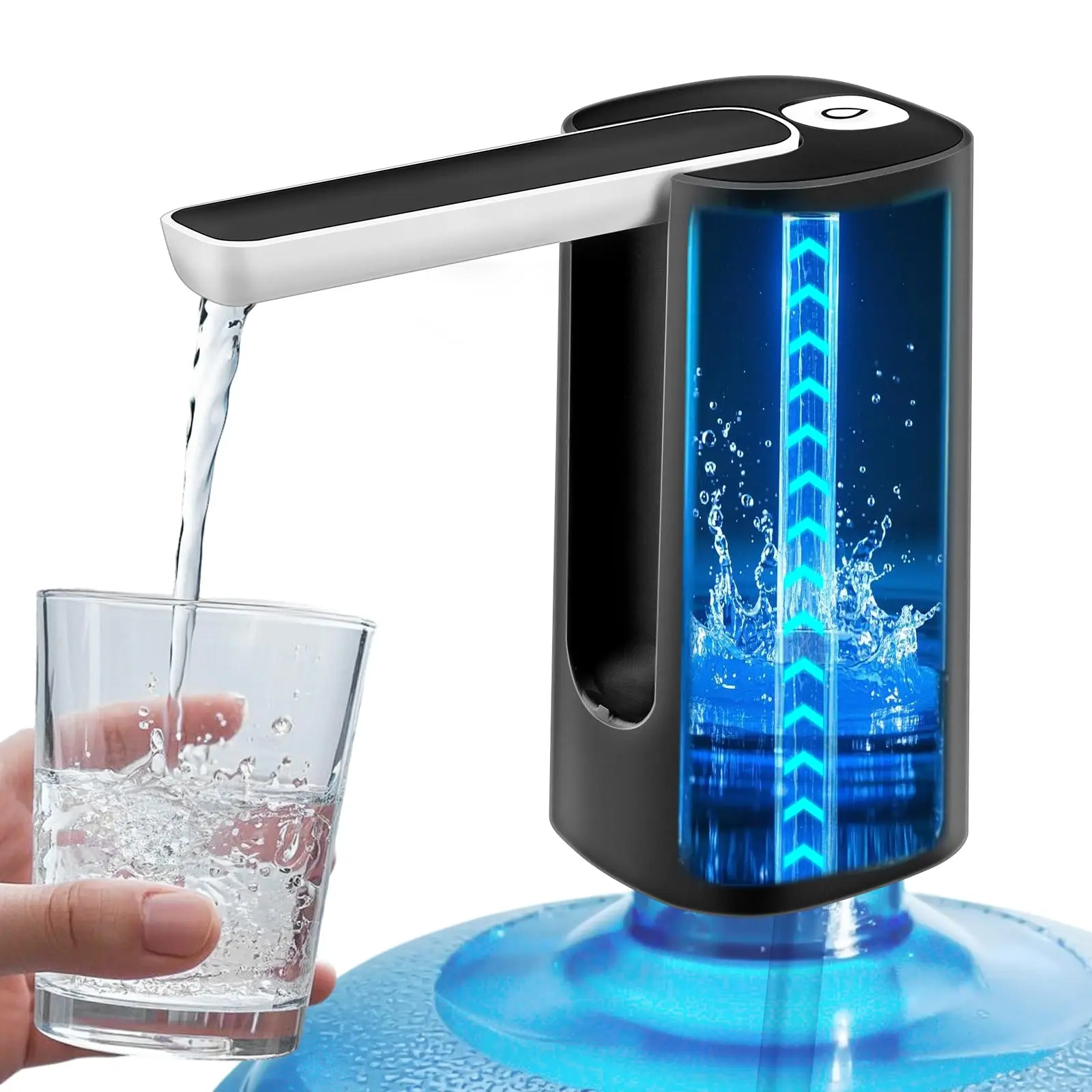 Foldable Water Dispenser For 5 Gallon Bottle, Electric Water Pump For 5 Gallon Jug Rechargable Portable Automatic For Camping
Foldable Water Dispenser For 5 Gallon Bottle, Electric Water Pump For 5 Gallon Jug Rechargable Portable Automatic For Camping