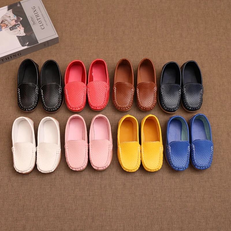 Spring Boys Girls Loafers PU Leather Slip-On Kids Flat Shoes Multicolor Casual Boat Shoes For Children School Daily Walk 21-36
Spring Boys Girls Loafers PU Leather Slip-On Kids Flat Shoes Multicolor Casual Boat Shoes For Children School Daily Walk 21-36