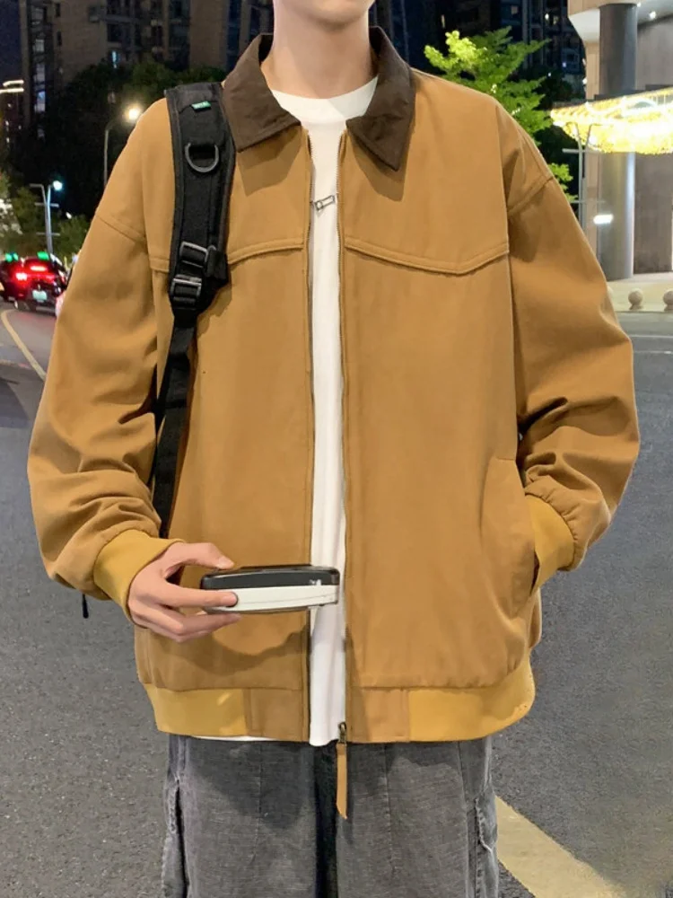 Men's Collared Jaet 2024 Winter New Fce Lined Thi Long Sve Casual irt American High Street Color Top
Men's Collared Jaet 2024 Winter New Fce Lined Thi Long Sve Casual irt American High Street Color Top