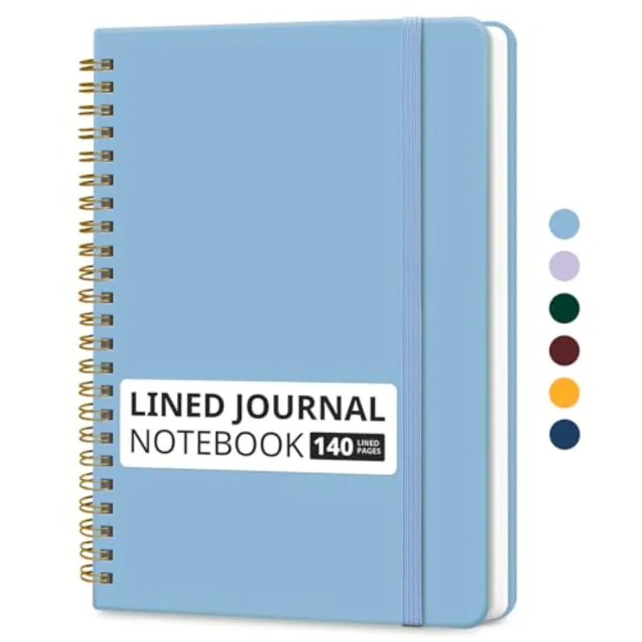Lined Spiral Journal Notebook for Women and Men, 140 Pages, College Ruled Hardcover Notebook for Work and Note Taking, Journals
Lined Spiral Journal Notebook for Women and Men, 140 Pages, College Ruled Hardcover Notebook for Work and Note Taking, Journals