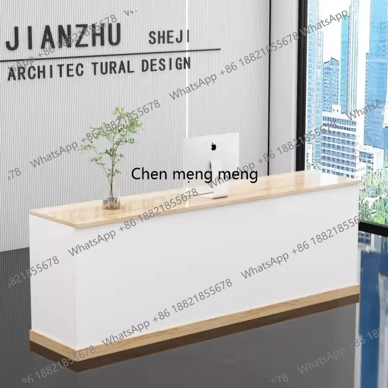 Hairdressing Reception Desk Beauty Center Modern Luxury Reception Desk Coffee Shop Counter Comptoir Caisse Beauty Furniture
Hairdressing Reception Desk Beauty Center Modern Luxury Reception Desk Coffee Shop Counter Comptoir Caisse Beauty Furniture
