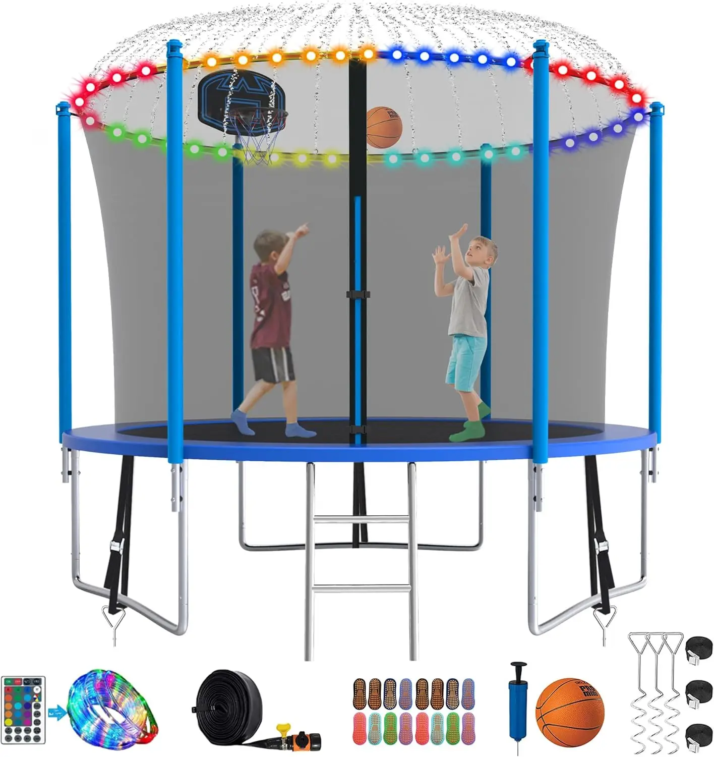 Tranpoline 1500LBS 16 15 14 12 10 8 FT Tranpoline for 7 10 Kids and Adults Windproof Outdoor Tranpoline with Enclosure Net Baske
Tranpoline 1500LBS 16 15 14 12 10 8 FT Tranpoline for 7 10 Kids and Adults Windproof Outdoor Tranpoline with Enclosure Net Baske