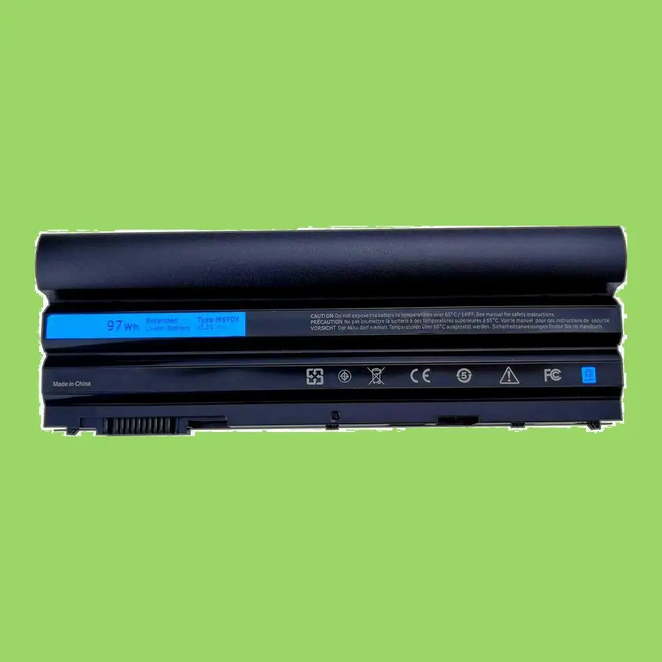Laptop Battery M5Y0X 9 Cell 8500Mah For Dell Latitude E6420 E6430 E6520 E6530 E6540 E5420 E5430 E5520 E5530
Laptop Battery M5Y0X 9 Cell 8500Mah For Dell Latitude E6420 E6430 E6520 E6530 E6540 E5420 E5430 E5520 E5530