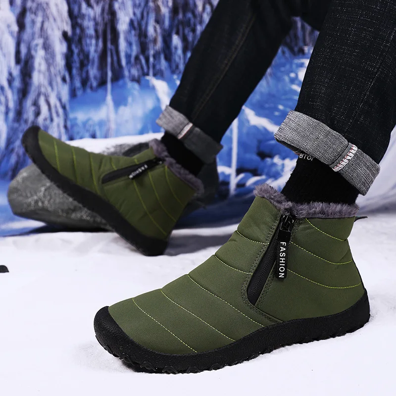 Men's Ankle Boots Men Fur Zip Shoes Man Women Winter Shoe High Quality Mens 2024 Waterproof Outside Boot Plus Size 45 46 47 48
Men's Ankle Boots Men Fur Zip Shoes Man Women Winter Shoe High Quality Mens 2024 Waterproof Outside Boot Plus Size 45 46 47 48