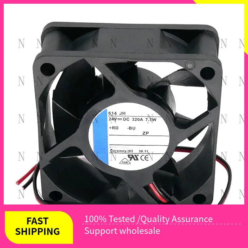 YJJ High Level Cooling Fan 614JH 24V 320mA 7.7W 60*60*32mm
YJJ High Level Cooling Fan 614JH 24V 320mA 7.7W 60*60*32mm