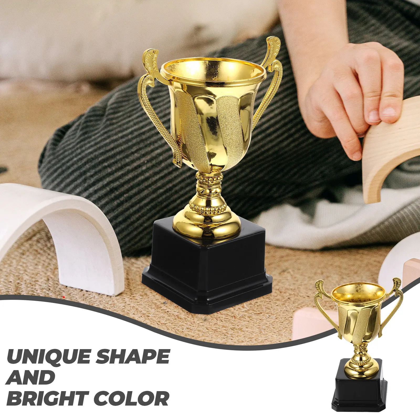 Trophy Plastic Trophies for Winning Prizes Compact Award Trophy for Classroom Rewards and Sports Games
Trophy Plastic Trophies for Winning Prizes Compact Award Trophy for Classroom Rewards and Sports Games