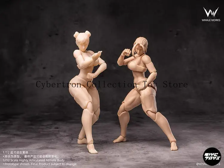 In Stock Whale Workshop Huanglin 1/12 Articulated Eyeball Super Articulated Muscular Female Body Doll Figure
In Stock Whale Workshop Huanglin 1/12 Articulated Eyeball Super Articulated Muscular Female Body Doll Figure