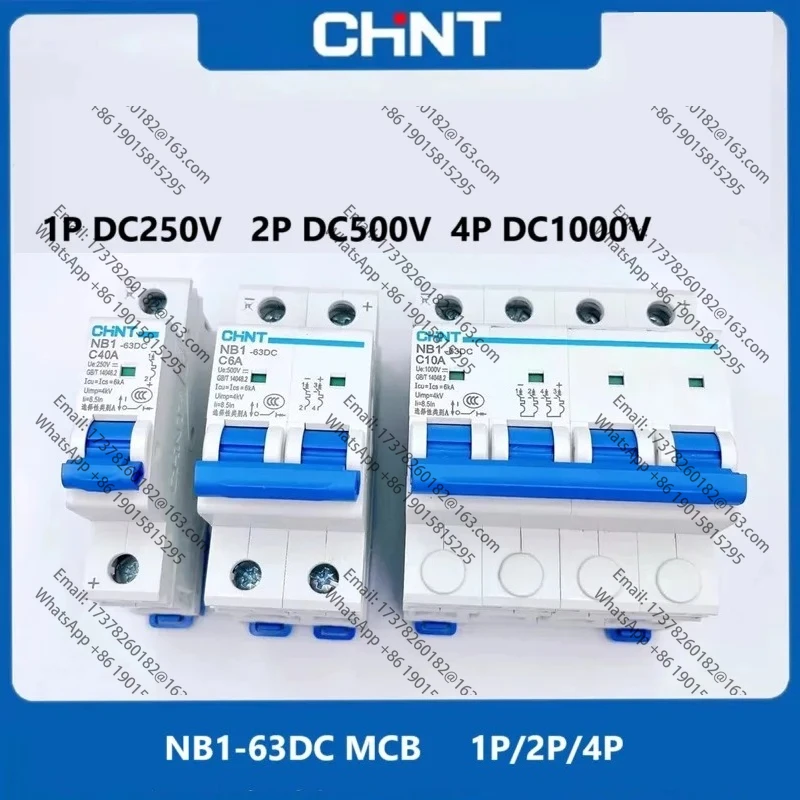 Автоматический выключатель постоянного тока CHINT NB1-63DC 1P 2P 4P DC500V 6KA C1A 2A 3A 4A 5A 6A 10A 16A 20A 25A 32A 40A 50A 63A Мини-выключатель постоянного тока
Автоматический выключатель постоянного тока CHINT NB1-63DC 1P 2P 4P DC500V 6KA C1A 2A 3A 4A 5A 6A 10A 16A 20A 25A 32A 40A 50A 63A Мини-выключатель постоянного тока