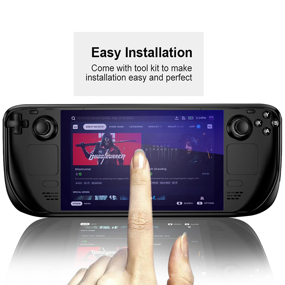Anti-Scratch Screen Protector Guard Film For Steam Deck Game Console HD Tempered Glass Film Accessories
Anti-Scratch Screen Protector Guard Film For Steam Deck Game Console HD Tempered Glass Film Accessories