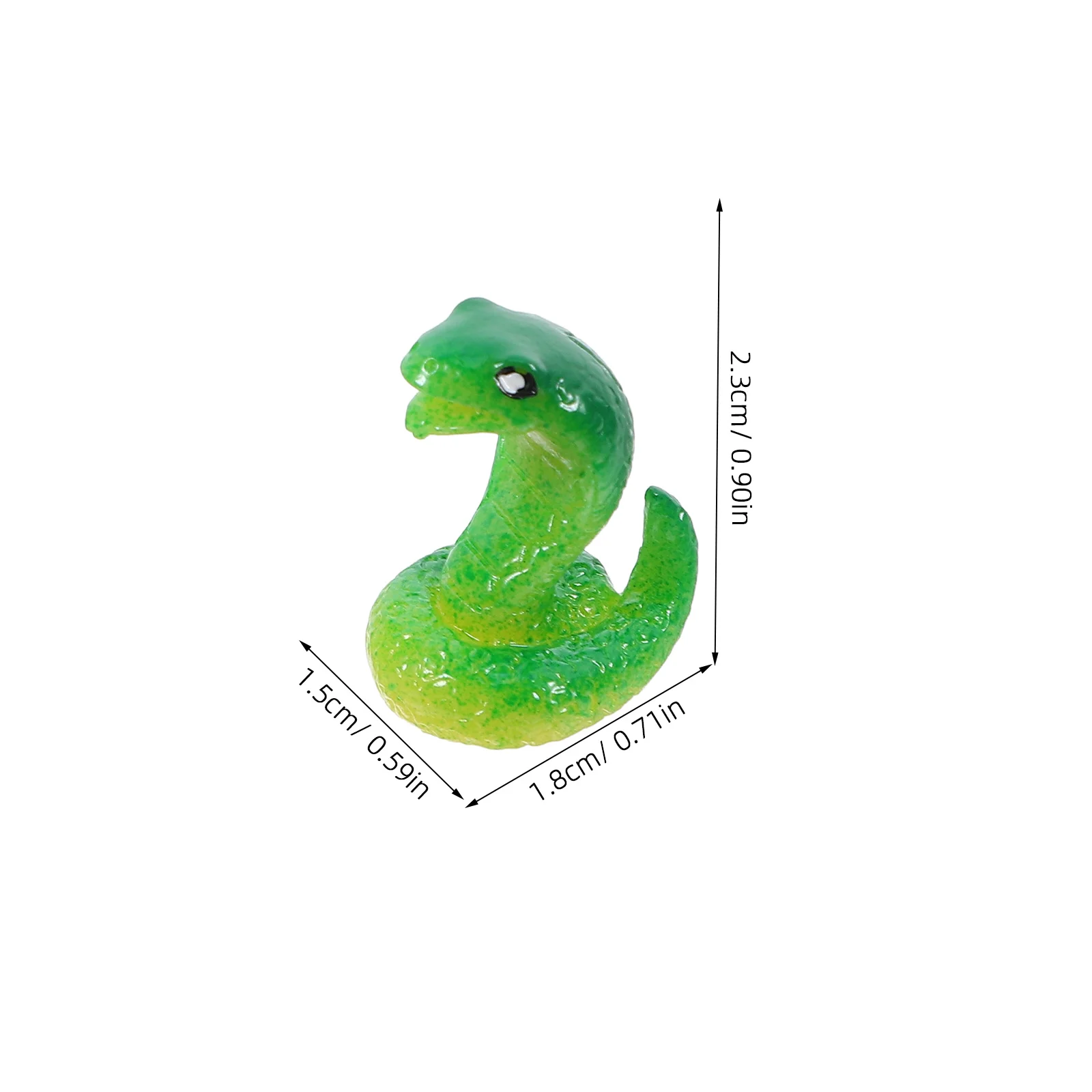 16pcs Miniature Snake Figurines Resin Craft Landscape Decor for Dollhouses Gardens Balconies Moss Animal Miniatures
16pcs Miniature Snake Figurines Resin Craft Landscape Decor for Dollhouses Gardens Balconies Moss Animal Miniatures
