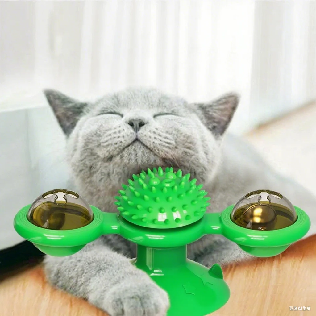 Cat Toy Windmill Interactive Electric Pet Toys for Cats Puzzle Cat Game Toy With Whirligig Turntable for Kitten Brush Teeth
Cat Toy Windmill Interactive Electric Pet Toys for Cats Puzzle Cat Game Toy With Whirligig Turntable for Kitten Brush Teeth