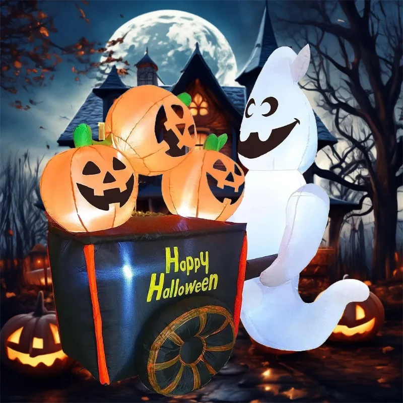 Inflatable Toy White Ghost Push Car Halloween Inflatable Model Luminous Inflatable Model Halloween Atmosphere Decoration Model
Inflatable Toy White Ghost Push Car Halloween Inflatable Model Luminous Inflatable Model Halloween Atmosphere Decoration Model