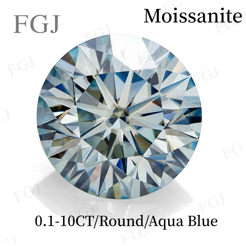 0.1-10CT Real Moissanite Round Brilliant Cut VVS1 Aqua Blue 100% Diamond Tested Loose Gemstones Fine Jewelry Wholesale beads Top
0.1-10CT Real Moissanite Round Brilliant Cut VVS1 Aqua Blue 100% Diamond Tested Loose Gemstones Fine Jewelry Wholesale beads Top
