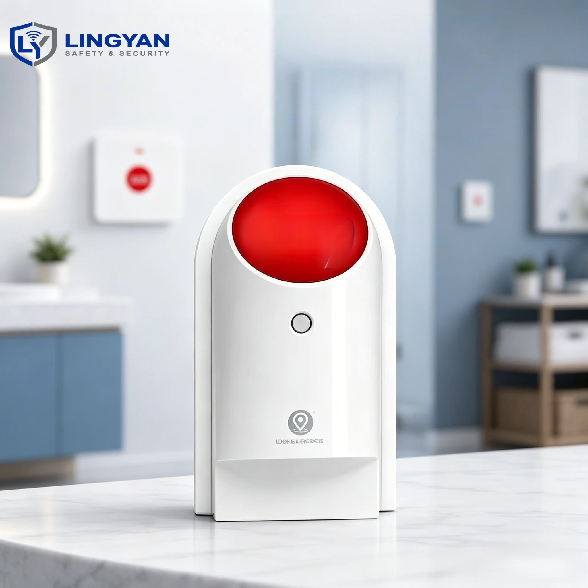 Sound Light Emergency Call System, wireless SOS button for accessible restroom and disabled toilet protection
Sound Light Emergency Call System, wireless SOS button for accessible restroom and disabled toilet protection