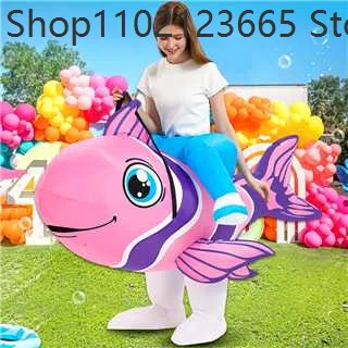New Adult Animal Fish Inflatable Costume Funny Dress Suit Anime Carnival Purim Halloween Party Cosplay Costumes for Man Woman
New Adult Animal Fish Inflatable Costume Funny Dress Suit Anime Carnival Purim Halloween Party Cosplay Costumes for Man Woman
