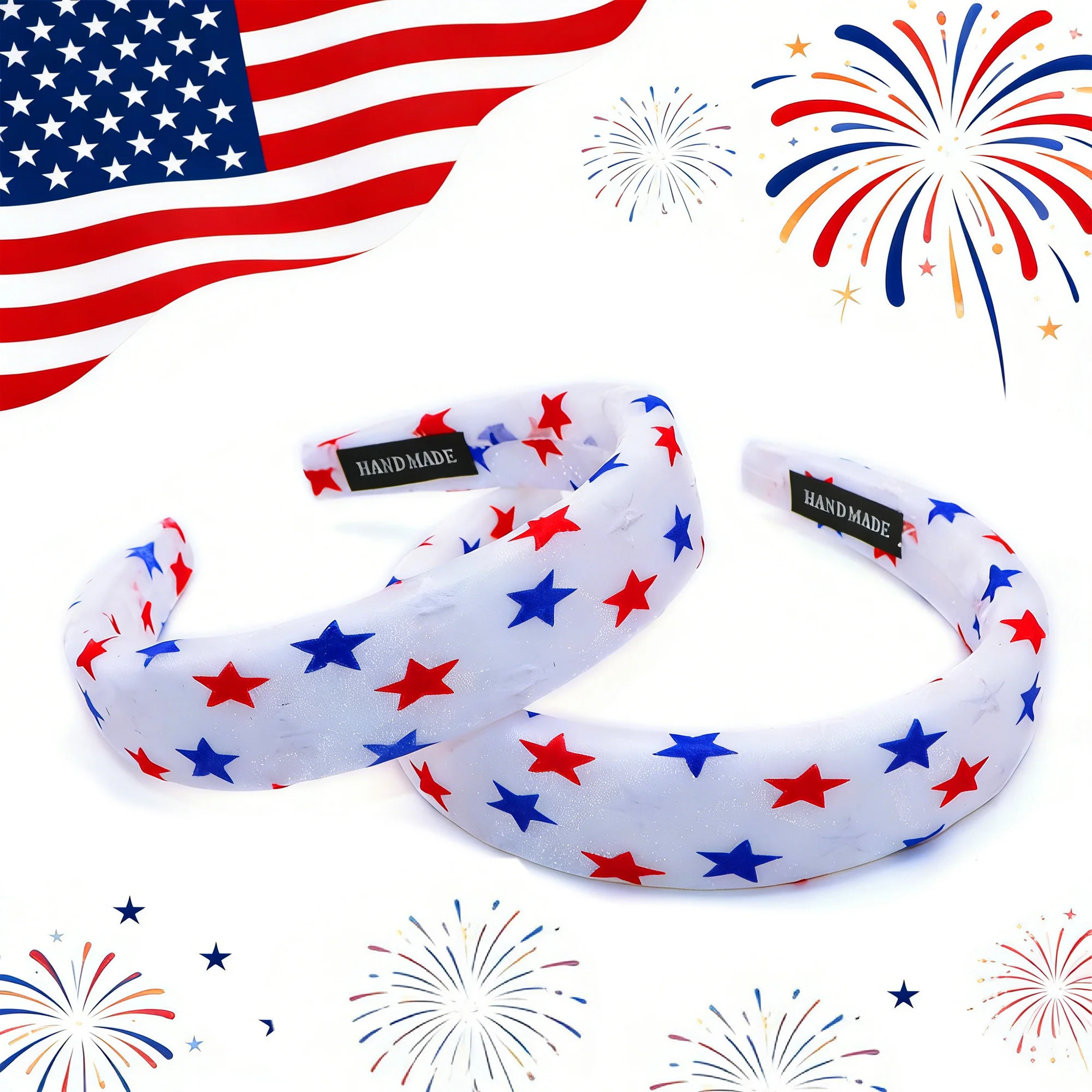 July 4th Versatile Wide Padded HeadBand, High-End Sponge HairBand,Hair Band Hair Accessory For Womens Girls Daily Outdoor Wear
July 4th Versatile Wide Padded HeadBand, High-End Sponge HairBand,Hair Band Hair Accessory For Womens Girls Daily Outdoor Wear