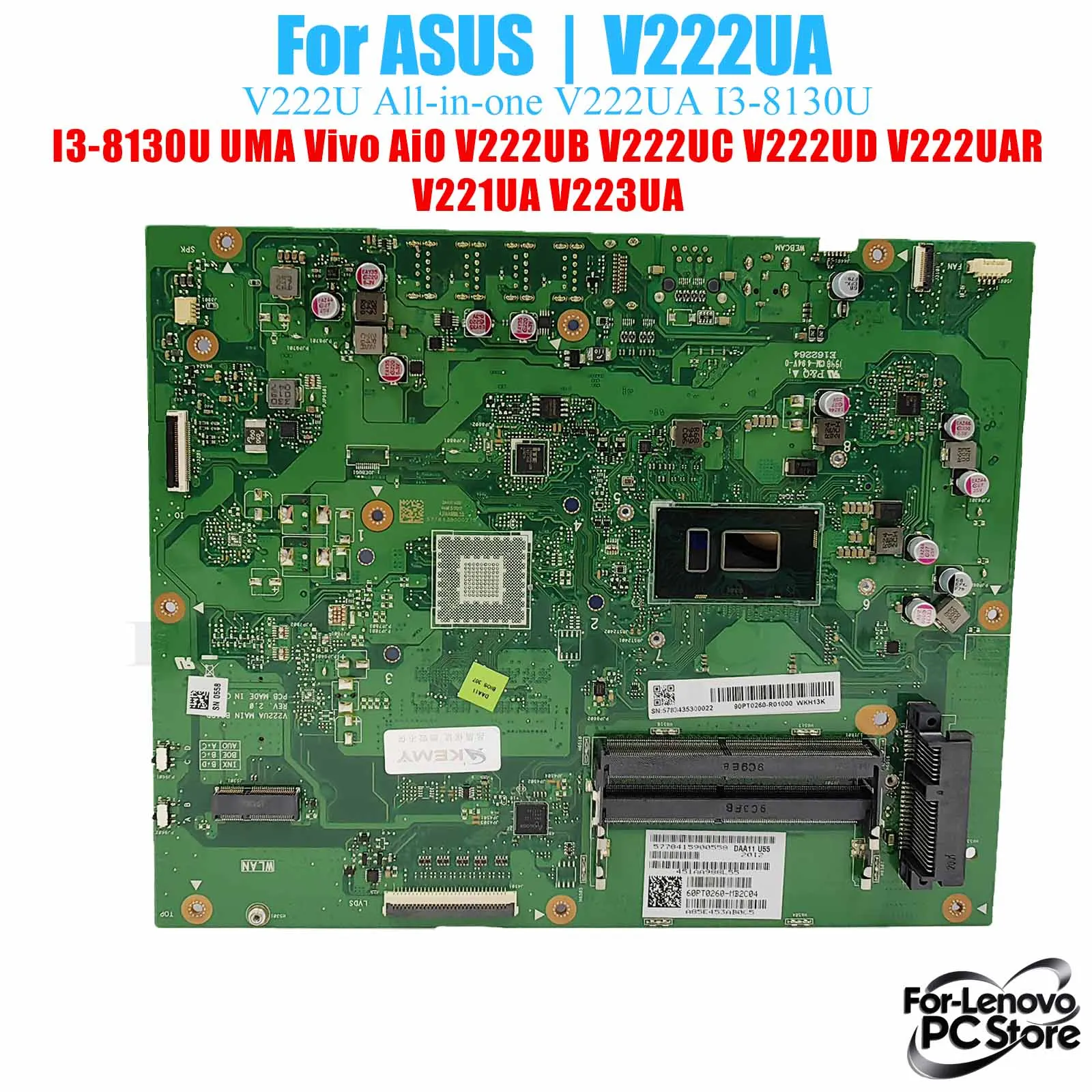 V222UA для ASUS Vivo AiO V222UA V222UB V222UC V222UD V222UL материнская плата для ноутбука протестирована материнская плата для ноутбука
V222UA для ASUS Vivo AiO V222UA V222UB V222UC V222UD V222UL материнская плата для ноутбука протестирована материнская плата для ноутбука