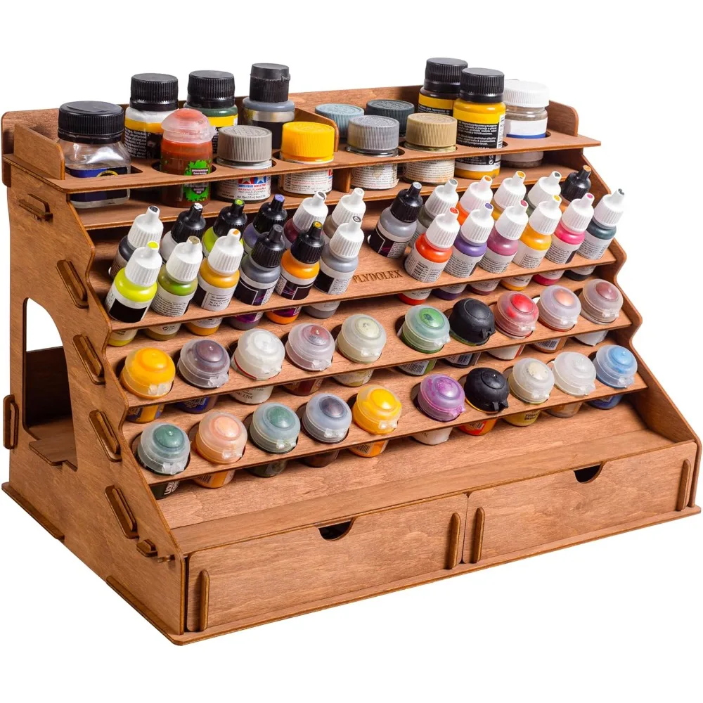 Деревянная стойка для хранения красок с 58 отверстиями для бутылок с краской - стойка для держателя краски для рукоделия с 4 миниатюрными подставками aPlydolex
Деревянная стойка для хранения красок с 58 отверстиями для бутылок с краской - стойка для держателя краски для рукоделия с 4 миниатюрными подставками aPlydolex