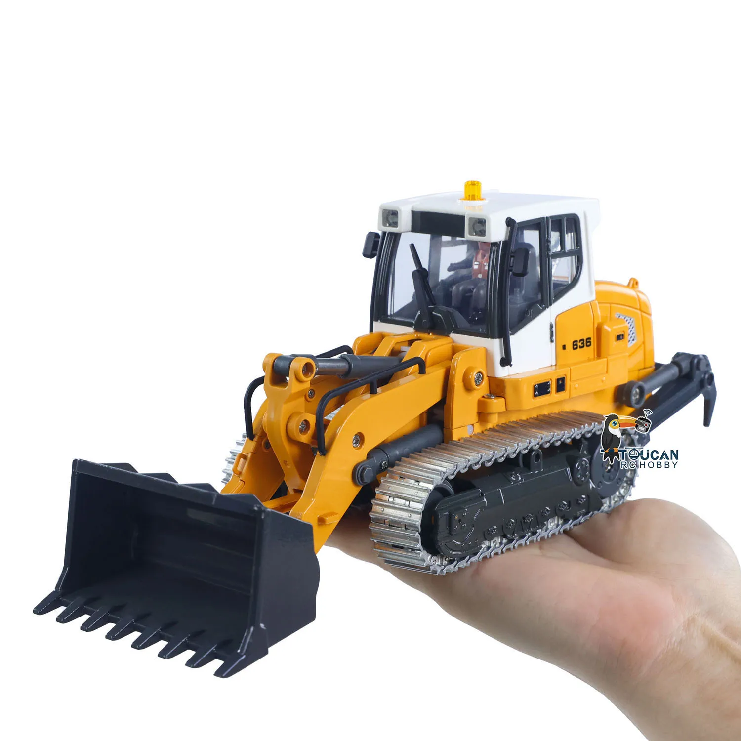 1:50 LR636 RC Loader Electric Lifting Tracked 2.4G Construction Vehicle Metal Bucket Tracks Ripper RTR Model Light Sound Toys
1:50 LR636 RC Loader Electric Lifting Tracked 2.4G Construction Vehicle Metal Bucket Tracks Ripper RTR Model Light Sound Toys