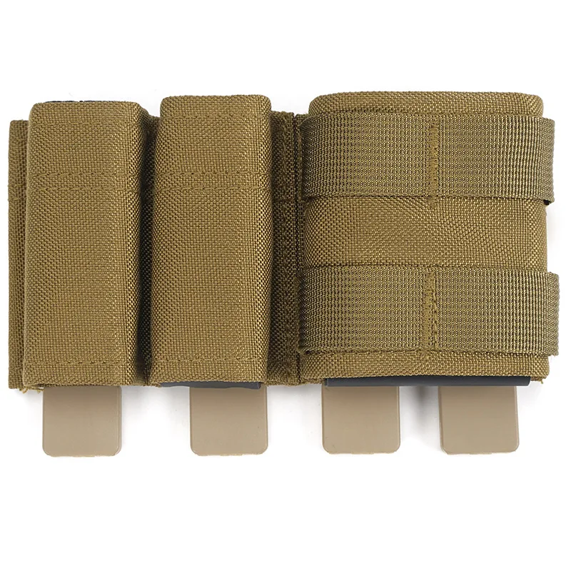 1000D Polyester Molle Accessory Bag, Built-in Splint 5.56 + Double 9mm Magazine Series Bag
1000D Polyester Molle Accessory Bag, Built-in Splint 5.56 + Double 9mm Magazine Series Bag