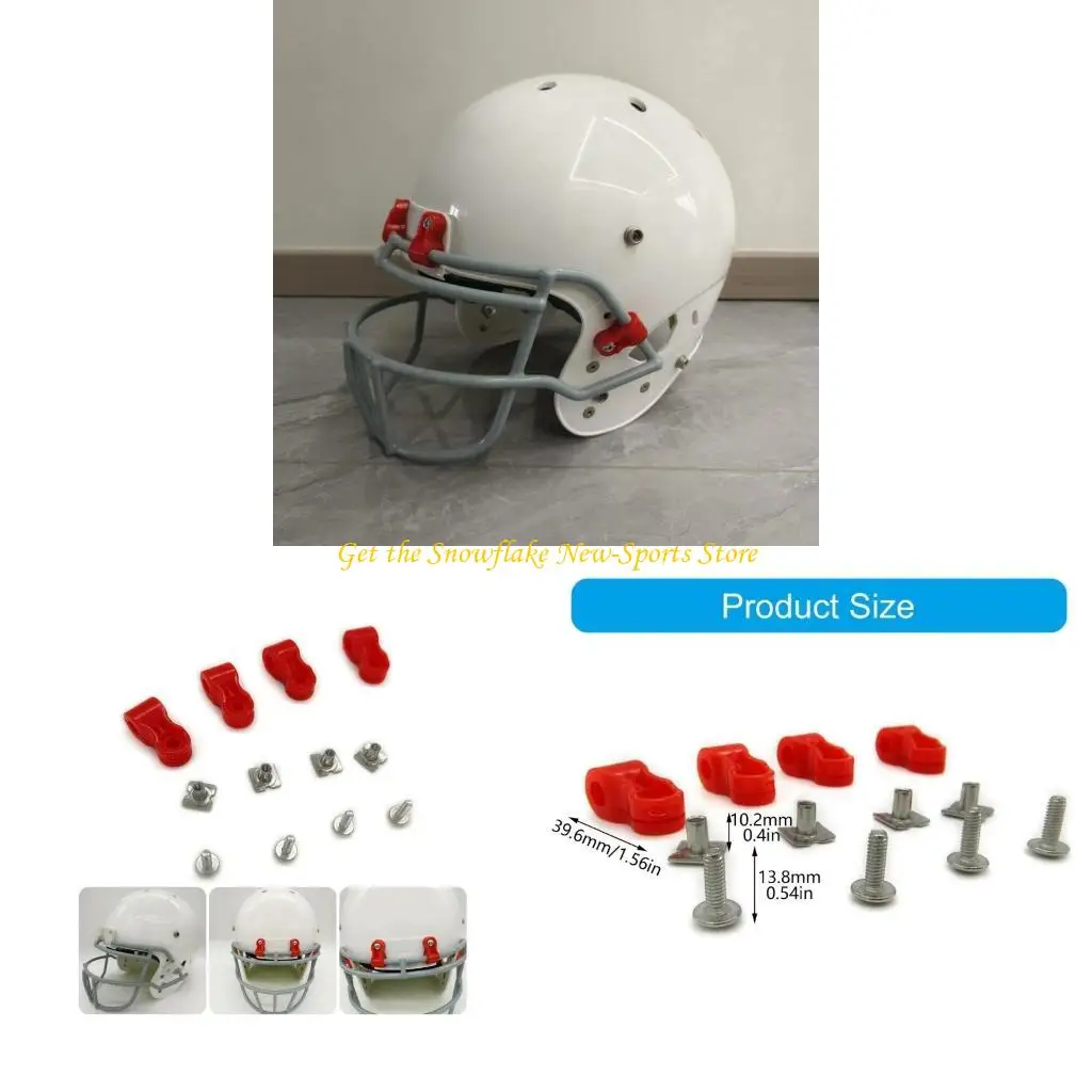 E56D Football Helmets Facemask Repair Sports Baseball Softball Helmets Facemask Repair Kits Football Helmets Hardware Kits
E56D Football Helmets Facemask Repair Sports Baseball Softball Helmets Facemask Repair Kits Football Helmets Hardware Kits