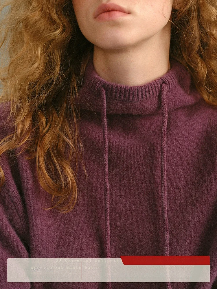 Who Tangerine Women's Knitted Sweater f High Collar Long Sve Soft Wool Blend Color Commute Sle Winter New Arrival
Who Tangerine Women's Knitted Sweater f High Collar Long Sve Soft Wool Blend Color Commute Sle Winter New Arrival